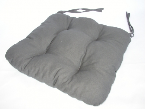 Sedák na židli 40x40 cm barva šedá