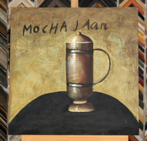 Obraz šálek mocha 60x60 cm