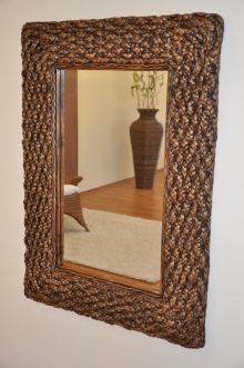 Zrcadlo vodní hyacint obdélník