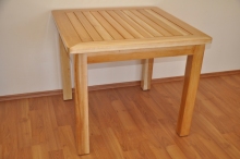 Stůl Feiffer mahagonové dřevo 90x90