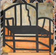 Obraz židle 60x60 cm