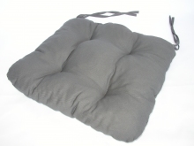 Sedák na židli 40x40 cm barva šedá
