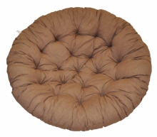 Polstr na křeslo papasan 115 cm hnědý melír