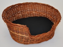 Pelech proutěný 38x31 cm s polstrem