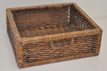 Zásuvka ratanová brown wash