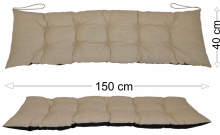 Podsedák 150x40 světle béžový melír