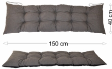 Podsedák 150x40 šedý melír