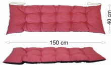 Podsedák 150x40 malinový melír