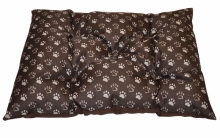 Podložka pro psa voděodolná 80x60 cm tlapka hnědá 