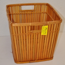 Košík bambusový natural malý