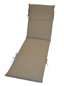Polstr na lehátko UNI šíře 55 cm barva tmavě béžový melír