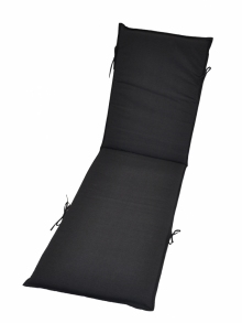 Polstr na lehátko UNI šíře 55 cm barva tmavě šedý melír
