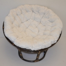 Ratanový papasan 100 cm hnědý - vzhledové vady